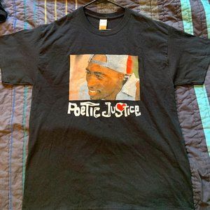 Vintage Style Black Tupac Graphic Tee